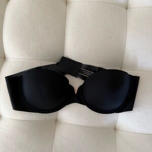 Victoria's Secret sexy illusion lightly lined strapless Black Bra